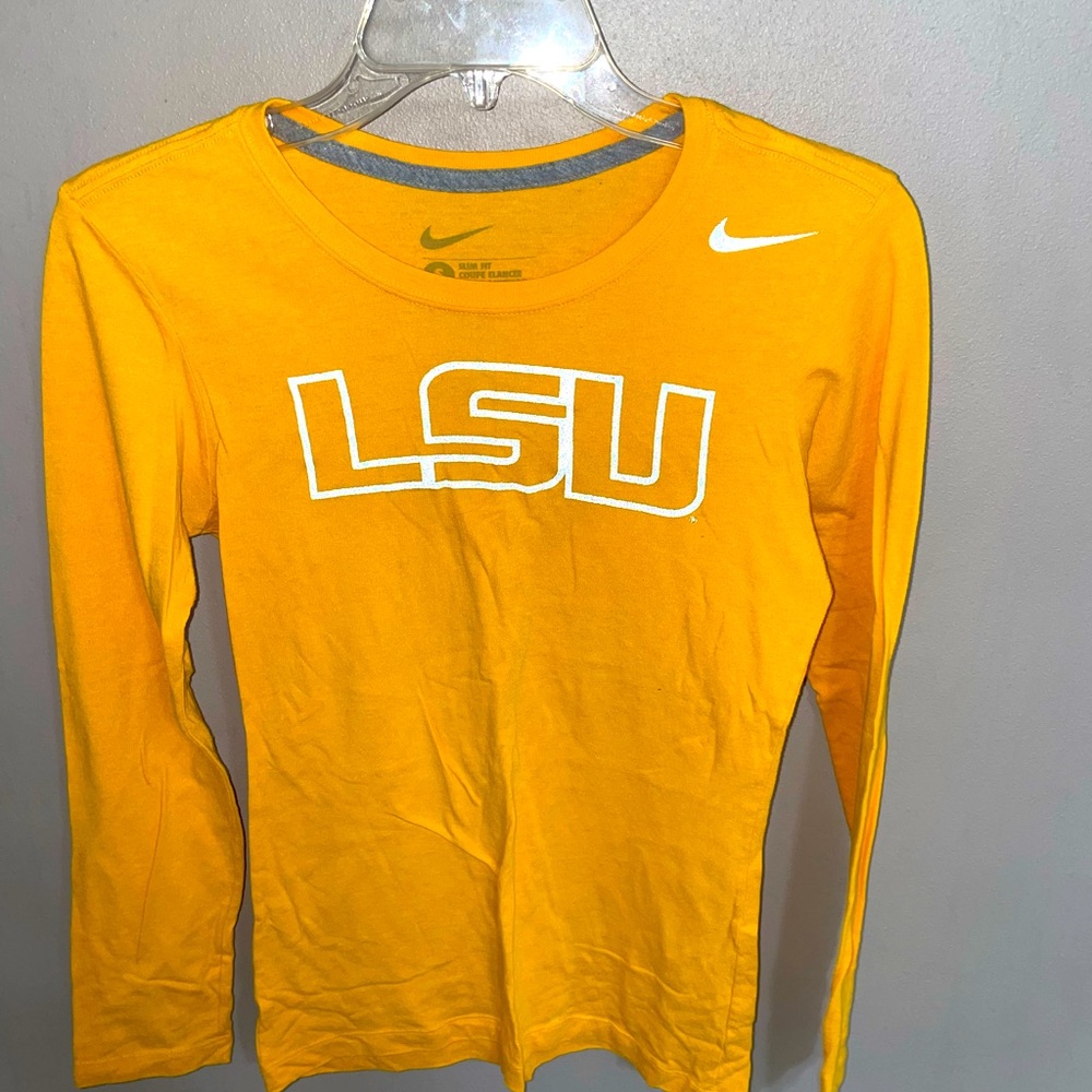 LSU slim fit long sleeve tee